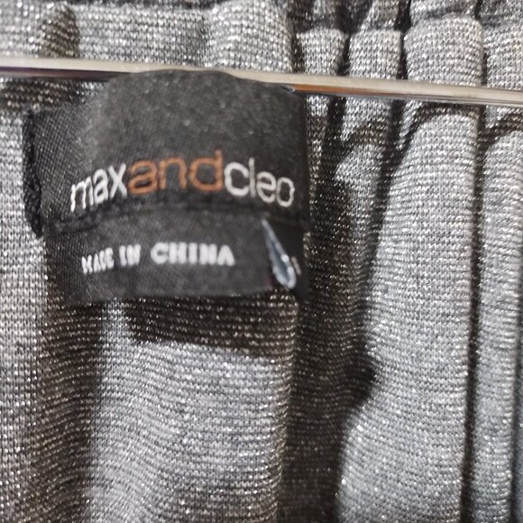 2/$40 max and cleo silver gray sleeveless dress - Picture 3 of 5